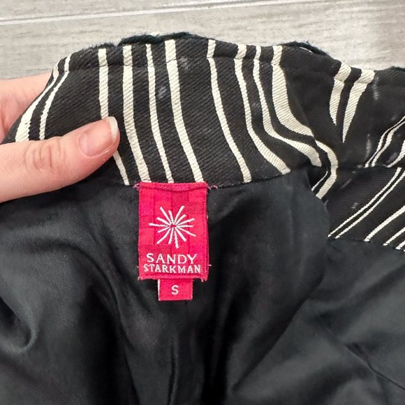 Sandy Starkman Vintage Embroidered Crochet Detail Overcoat Long Jacket Size S - Picture 4 of 16